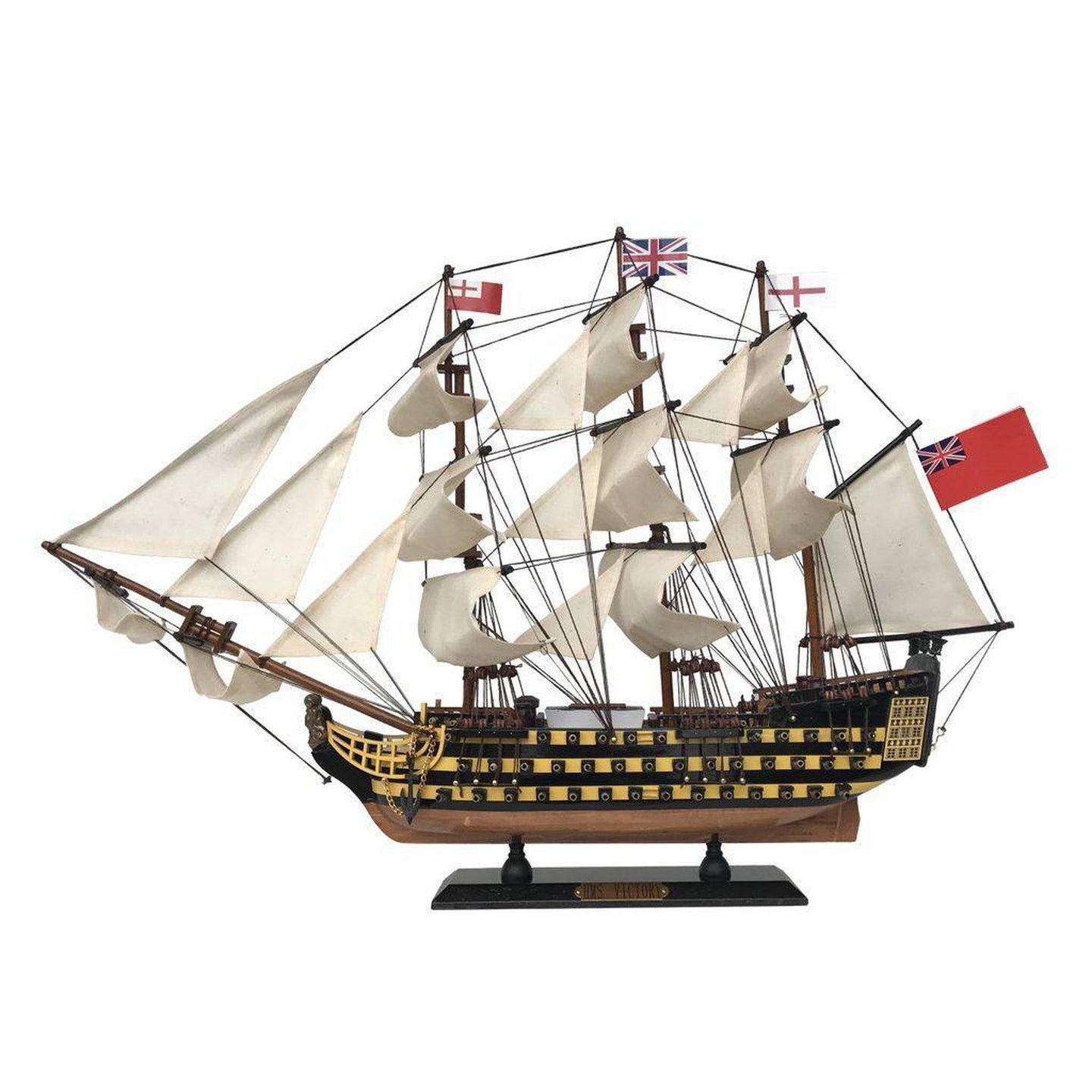 Handcrafted Model Ships Wooden HMS Victory Limited Tall Model Ship 24
