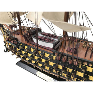Handcrafted Model Ships Wooden HMS Victory Limited Tall Model Ship 24" V-24