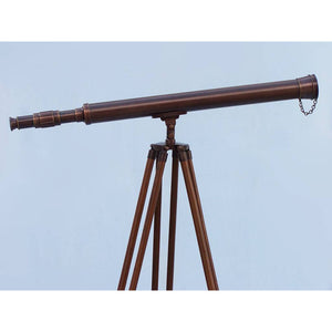 Handcrafted Model Ships Floor Standing Bronzed Harbor Master Telescope 60 ST-0123-BZ