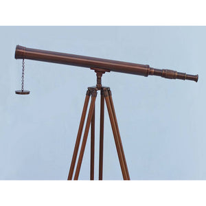 Handcrafted Model Ships Floor Standing Bronzed Harbor Master Telescope 60 ST-0123-BZ