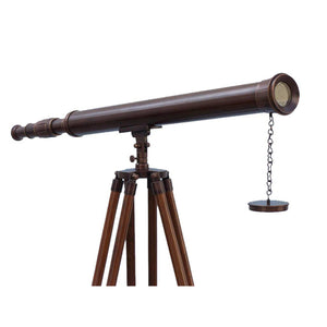 Handcrafted Model Ships Floor Standing Bronzed Harbor Master Telescope 60 ST-0123-BZ