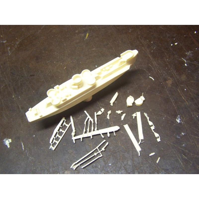 Iron Shipwrights US LCI(G)-455 Landing Craft Infantry (Gunboat) 1/350 Scale Resin Model Ship Kit 4-223