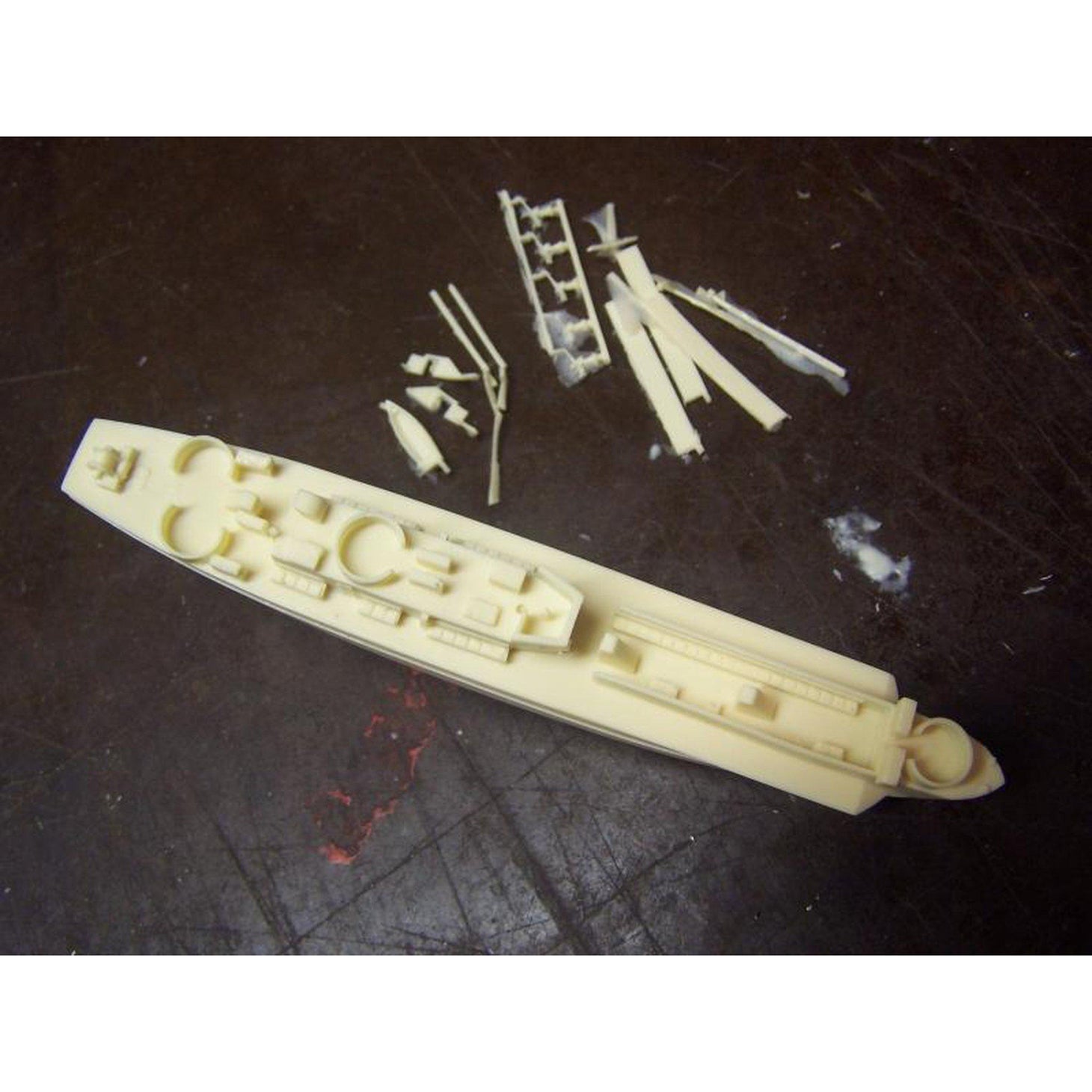 Iron Shipwrights LCI(L)-125  RCN Manned June 1944 1/350 Scale Resin Model Ship Kit 4-221