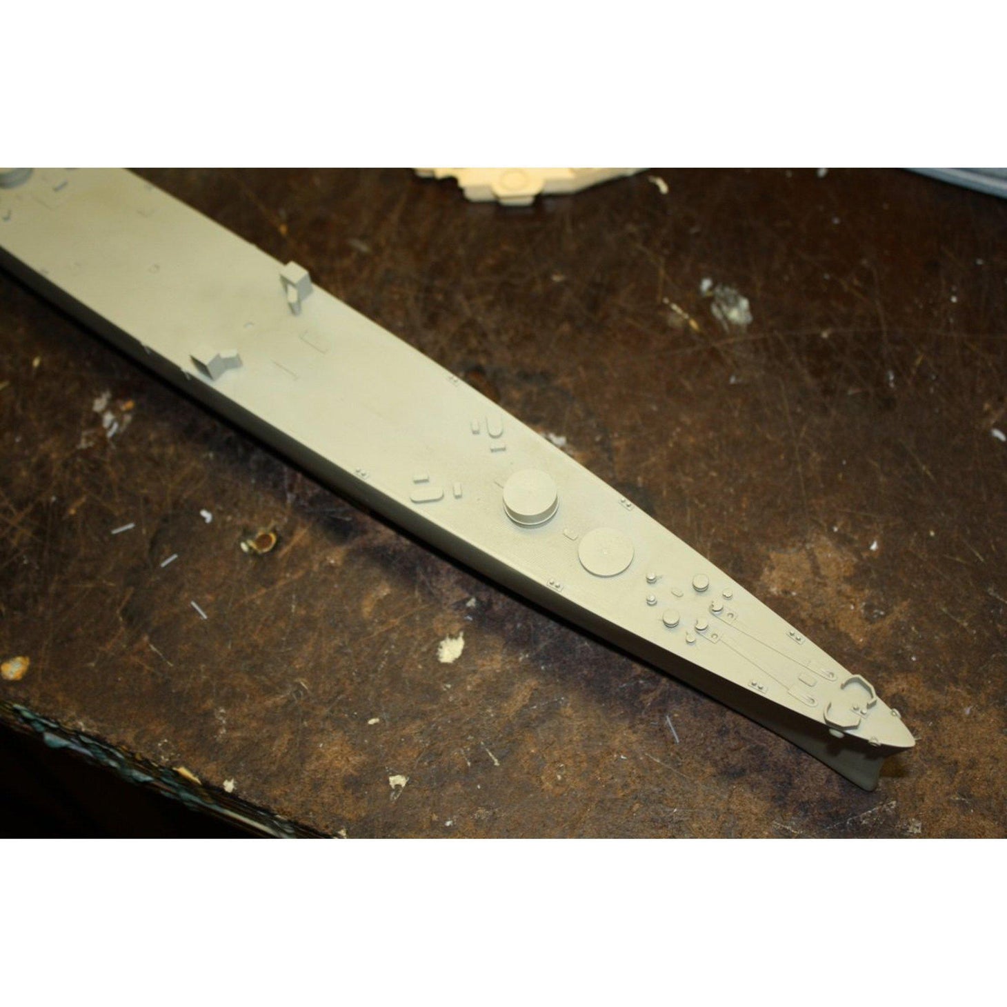 Iron Shipwrights USS Miami CL-89  Cleveland class light cruiser (1944) 1/350 Scale Resin Model Ship Kit 4-242