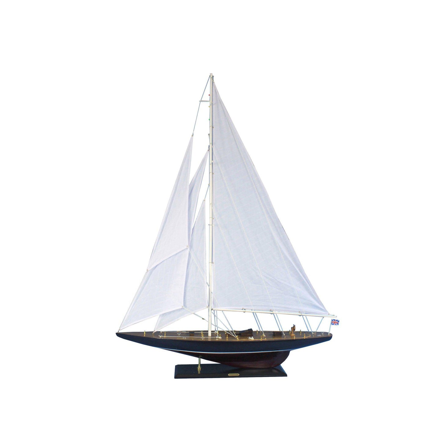 Handcrafted Model Ships Wooden Endeavour Model Sailboat Decoration 60