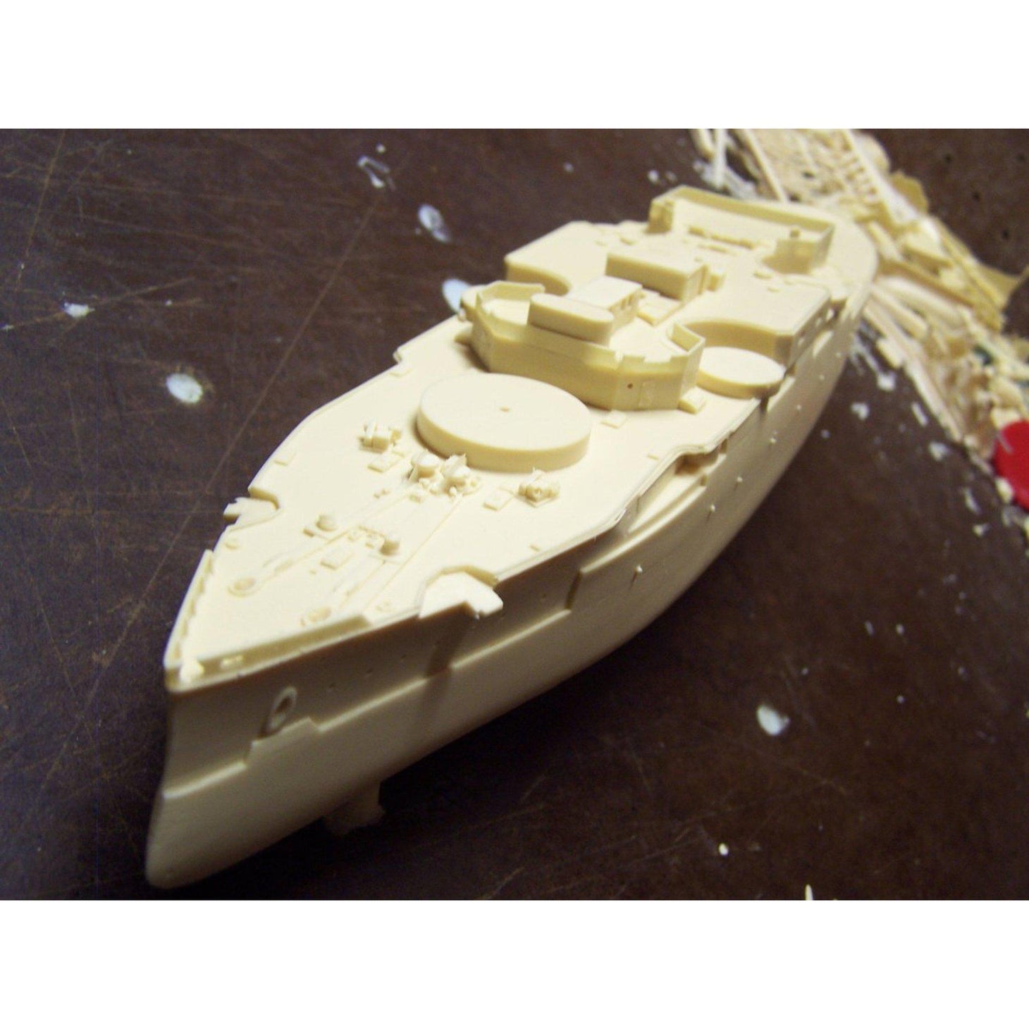 Iron Shipwrights USS Mississippi BB-23 1911 1/350 Scale Resin Model Ship Kit 4-231