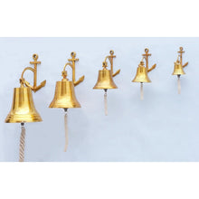 Handcrafted Model Ships Brass Hanging Anchor Bell 21" BL-2018-5-BR