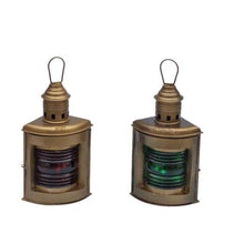 Handcrafted Model Ships Antique Brass Port And Starboard Oil Lantern 12 NL-1119-10-AN