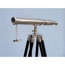 Handcrafted Model Ships Standing Chrome Harbor Master Telescope 30 ST-0137-CH