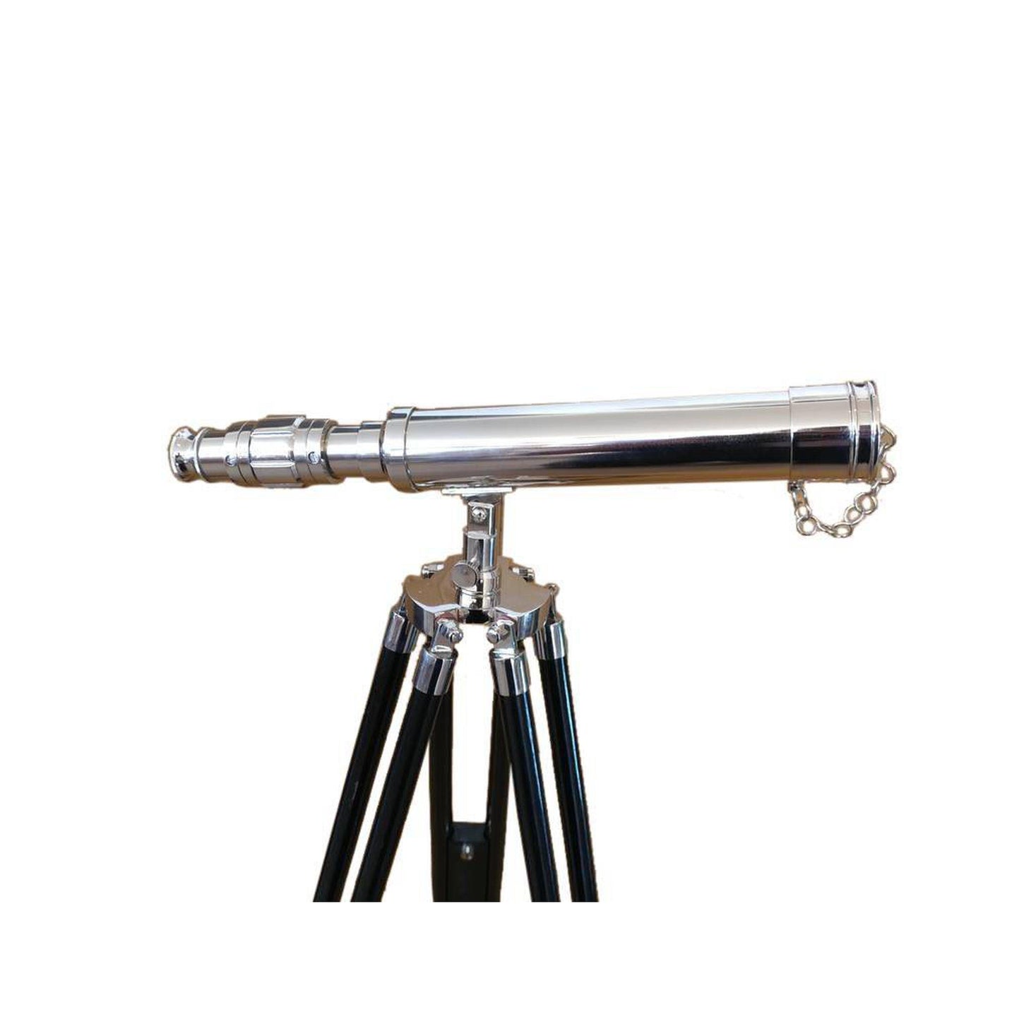 Handcrafted Model Ships Standing Chrome Harbor Master Telescope 30 ST-0137-CH