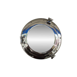 Handcrafted Model Ships Deluxe Class Chrome Porthole Mirror 17 AL48610C