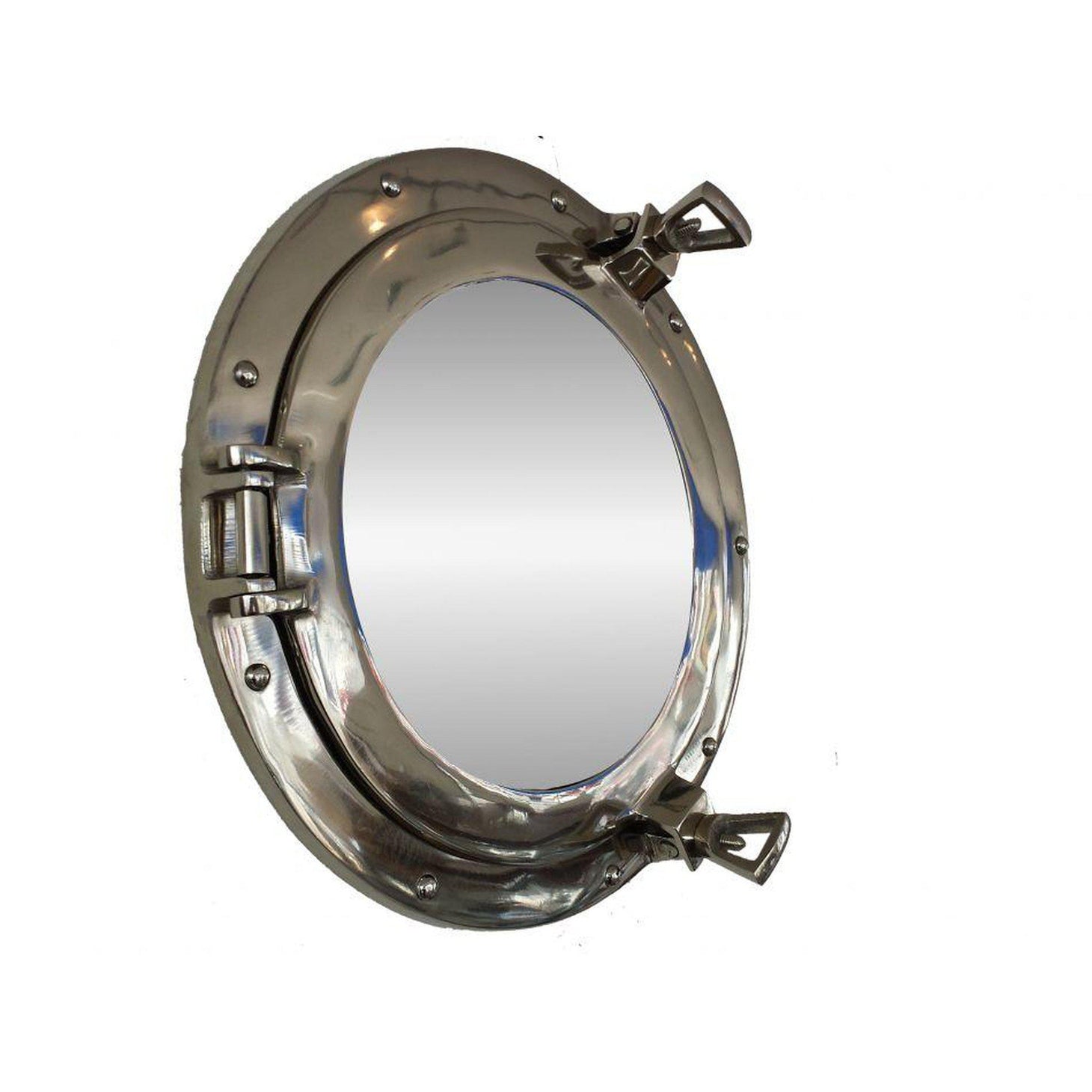 Handcrafted Model Ships Chrome Decorative Ship Porthole Mirror 15