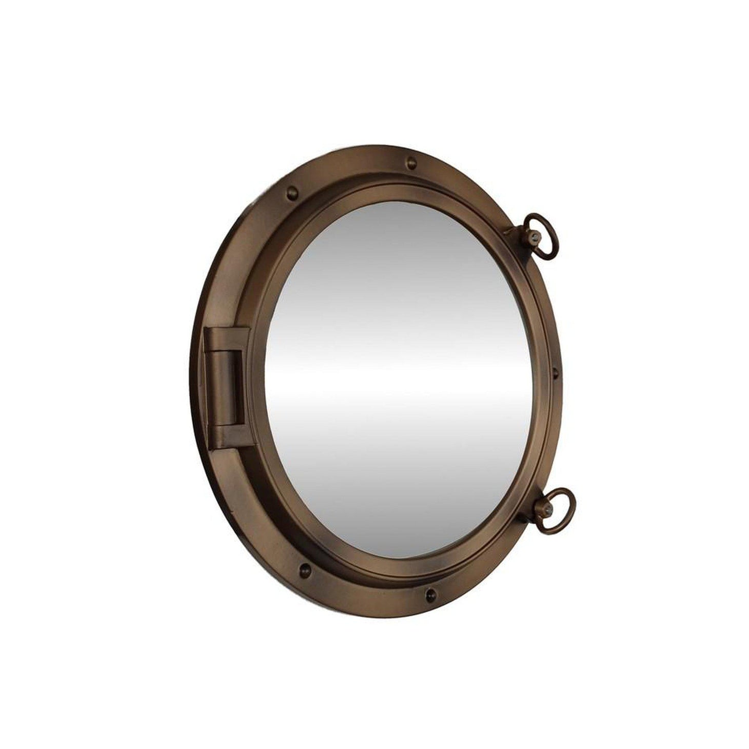 Handcrafted Model Ships Bronzed Decorative Ship Porthole Mirror 24