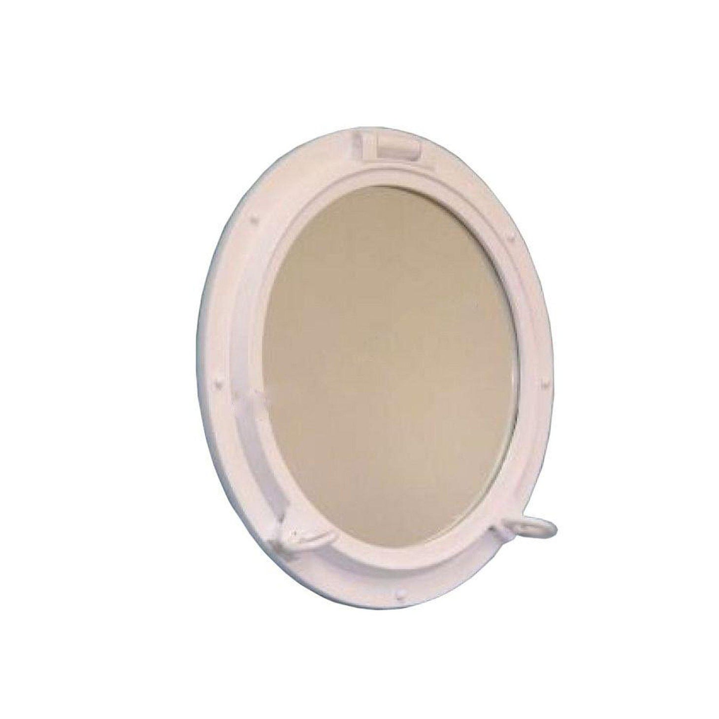 Handcrafted Model Ships Gloss White Decorative Ship Porthole Mirror 24