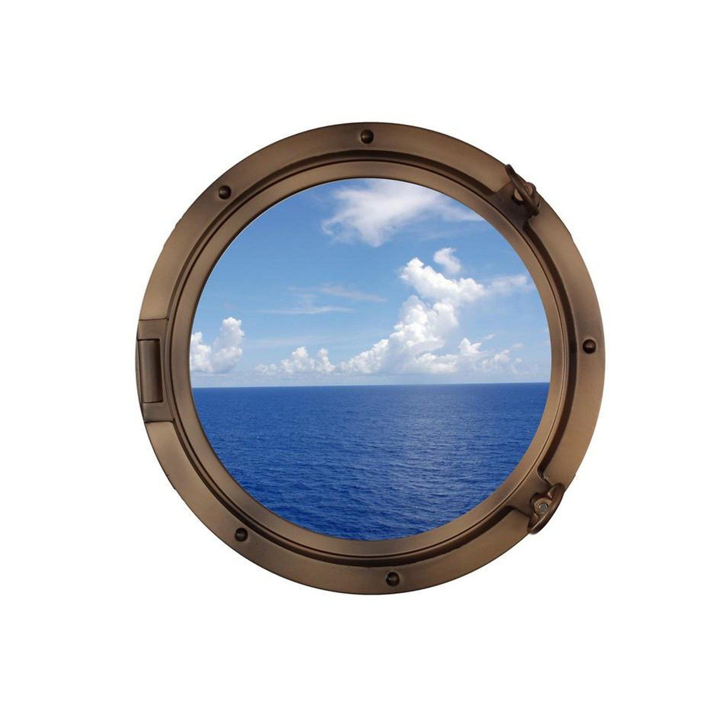 Handcrafted Model Ships Bronzed Decorative Ship Porthole Window 24