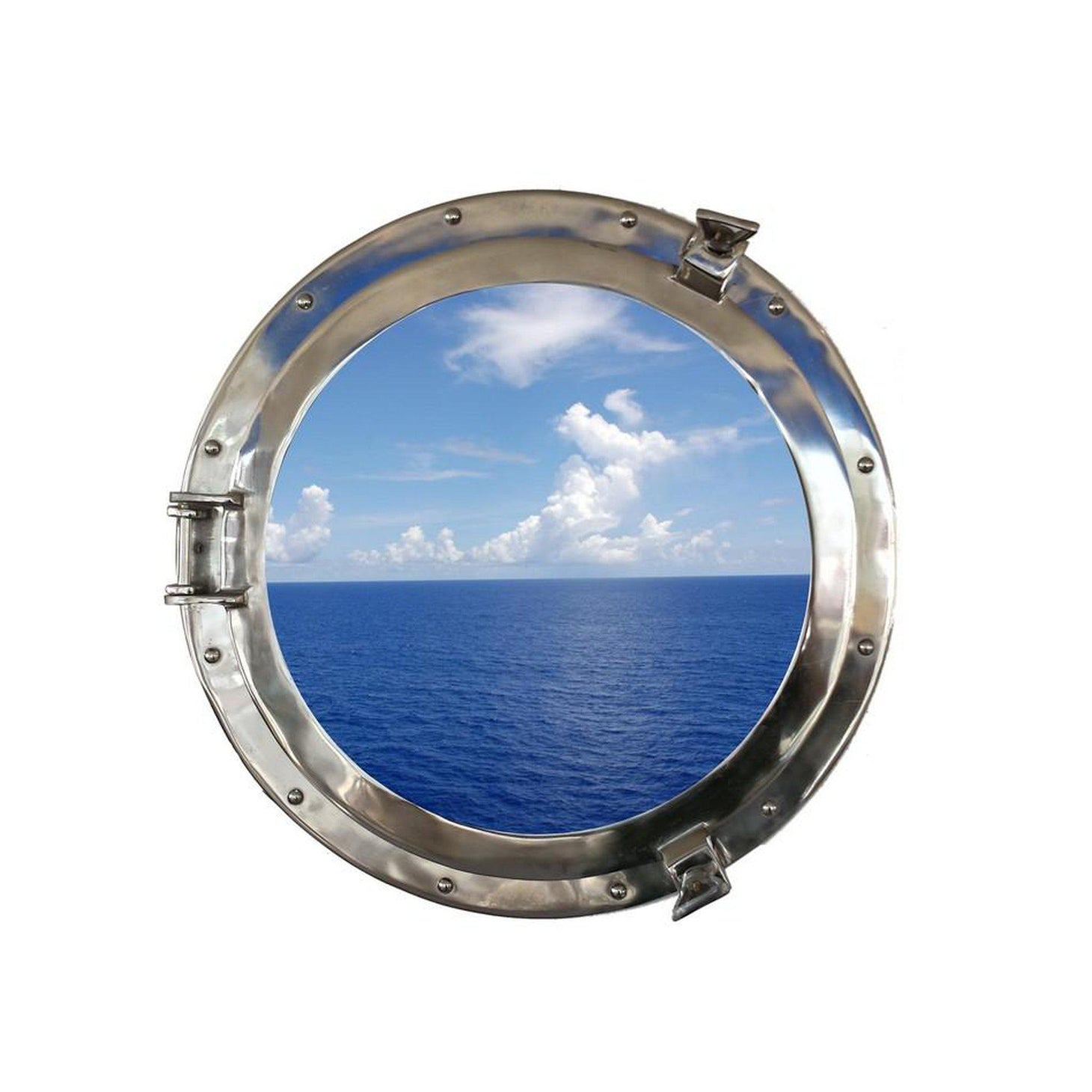 Handcrafted Model Ships Chrome Decorative Ship Porthole Window 24 AL486111C - W