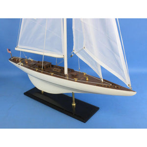 Handcrafted Model Ships Wooden Intrepid Model Sailbaot Decoration 35 INT-R-35