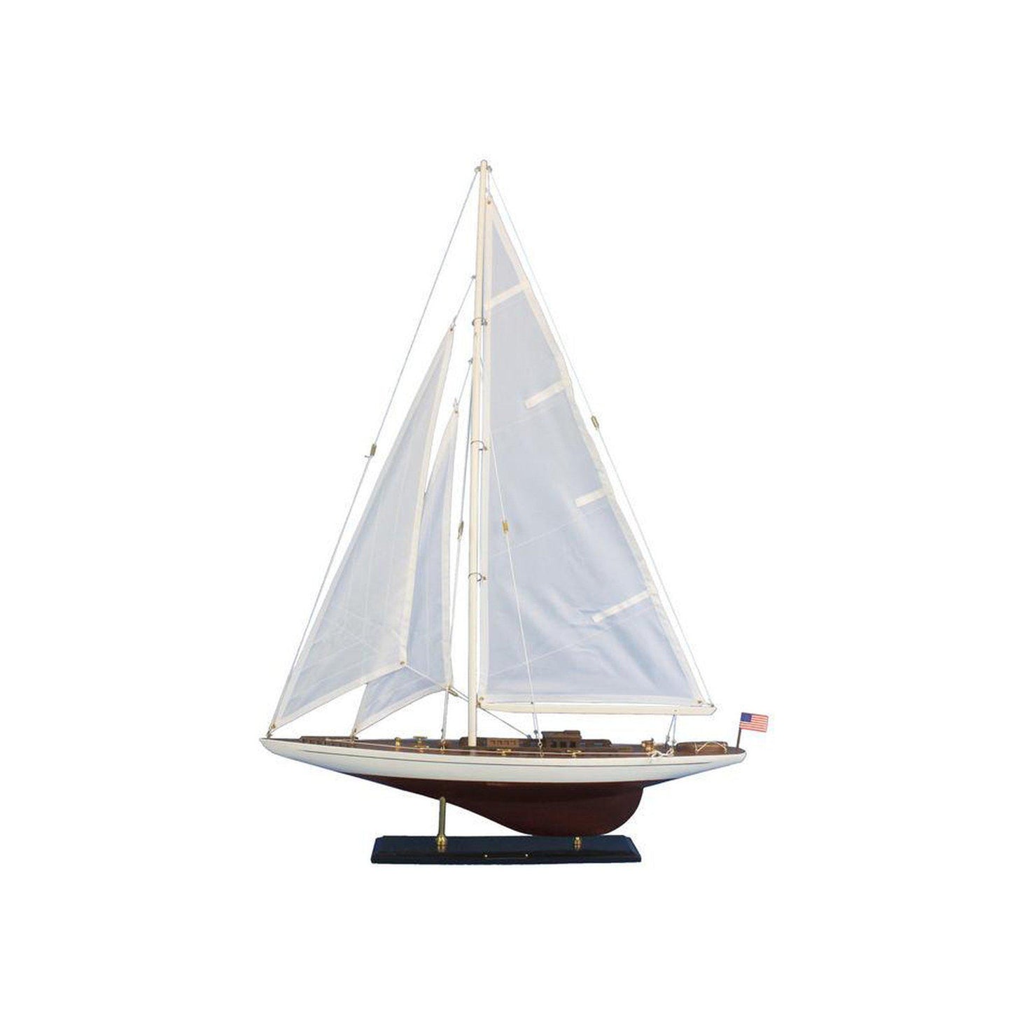 Handcrafted Model Ships Wooden Ranger Model Sailboat Decoration 35
