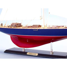 Handcrafted Model Ships Wooden Endeavour Limited Model Sailboat Decoration 35" Endeavour D0303