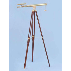 Handcrafted Model Ships Floor Standing Brass Griffith Astro Telescope 64 ST-0124 Brass