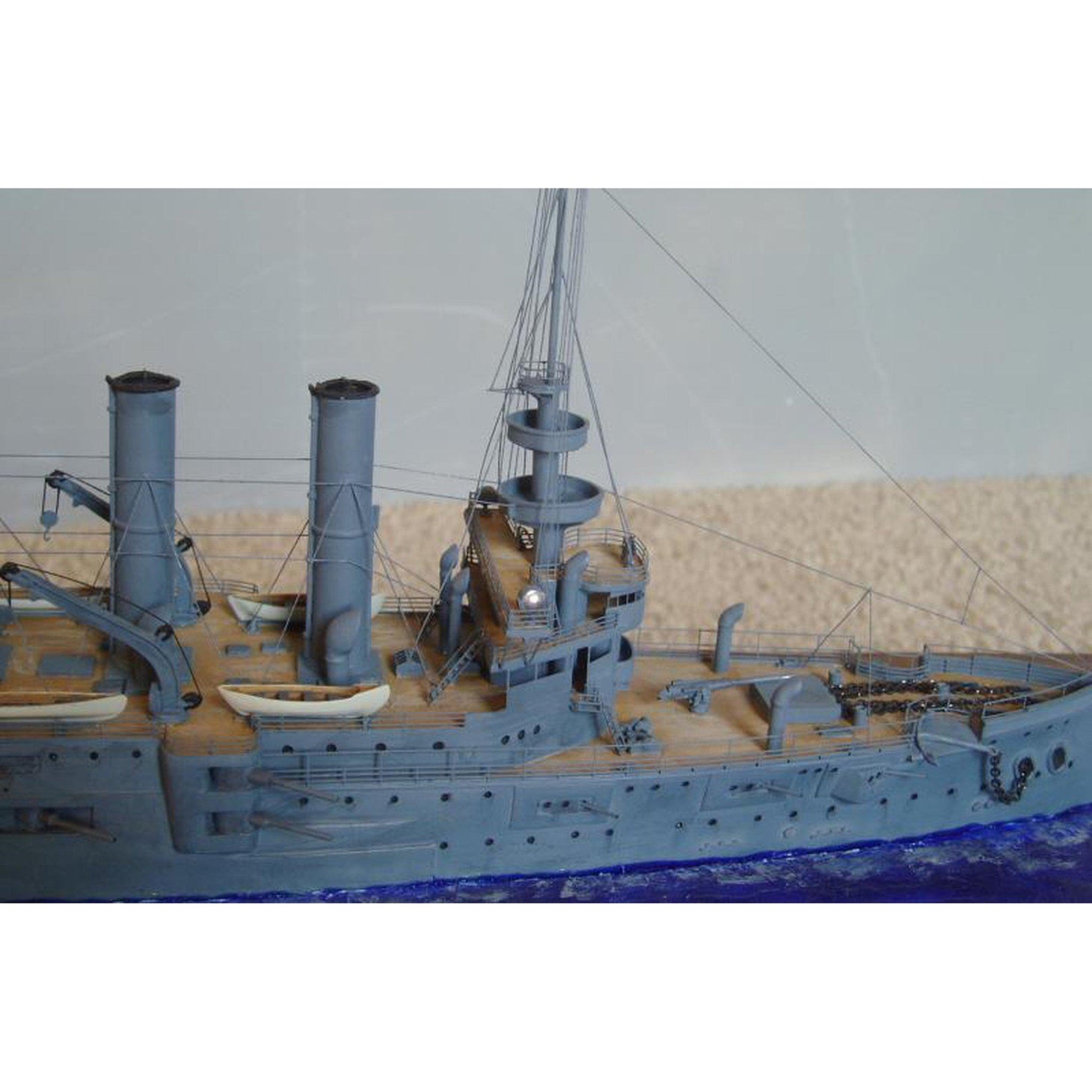 Iron Shipwrights USS Milwaukee C21 US Protected Cruiser 1910 1/350 Scale Resin Model Ship Kit 4-135