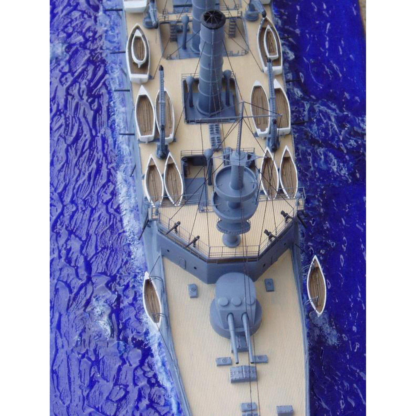 Iron Shipwrights USS South Dakota ACR-9 1906 1/350 Scale Resin Model Ship Kit 4-139