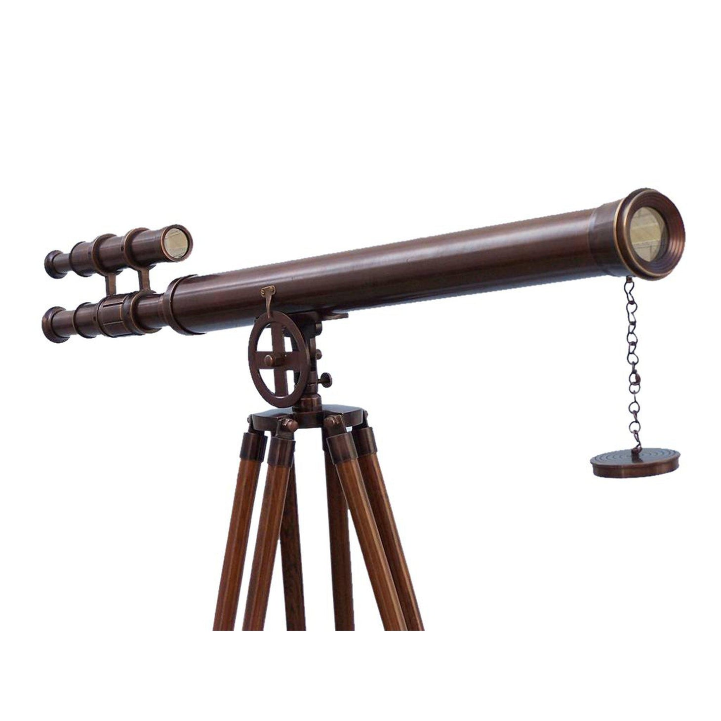 Handcrafted Model Ships Floor Standing Bronzed Griffith Astro Telescope 65