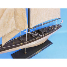 Handcrafted Model Ships Wooden Vintage Intrepid Limited Model Sailboat Decoration 35" INT-R-35-RUSTIC