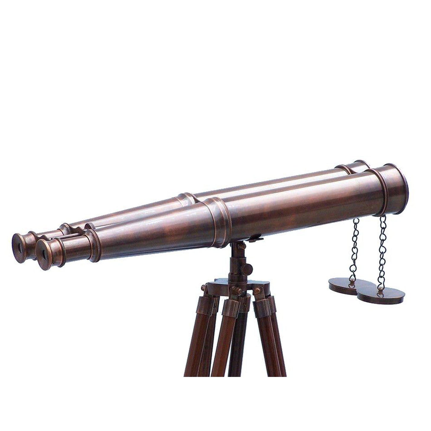 Handcrafted Model Ships Floor Standing Admiral's Antique Copper Binoculars 62 BI-0311AC