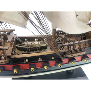 Handcrafted Model Ships Wooden Captain Kidd's Adventure Galley White Sails Limited Model Pirate Ship 26 Adventure-Galley-26-White-Sails