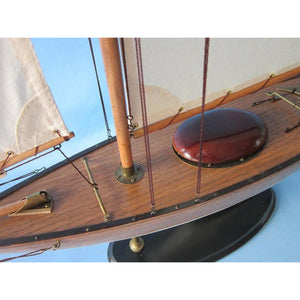 Handcrafted Model Ships Wooden Fine Sailing Sloop Model Decoration 40" Bermuda 40 - 8
