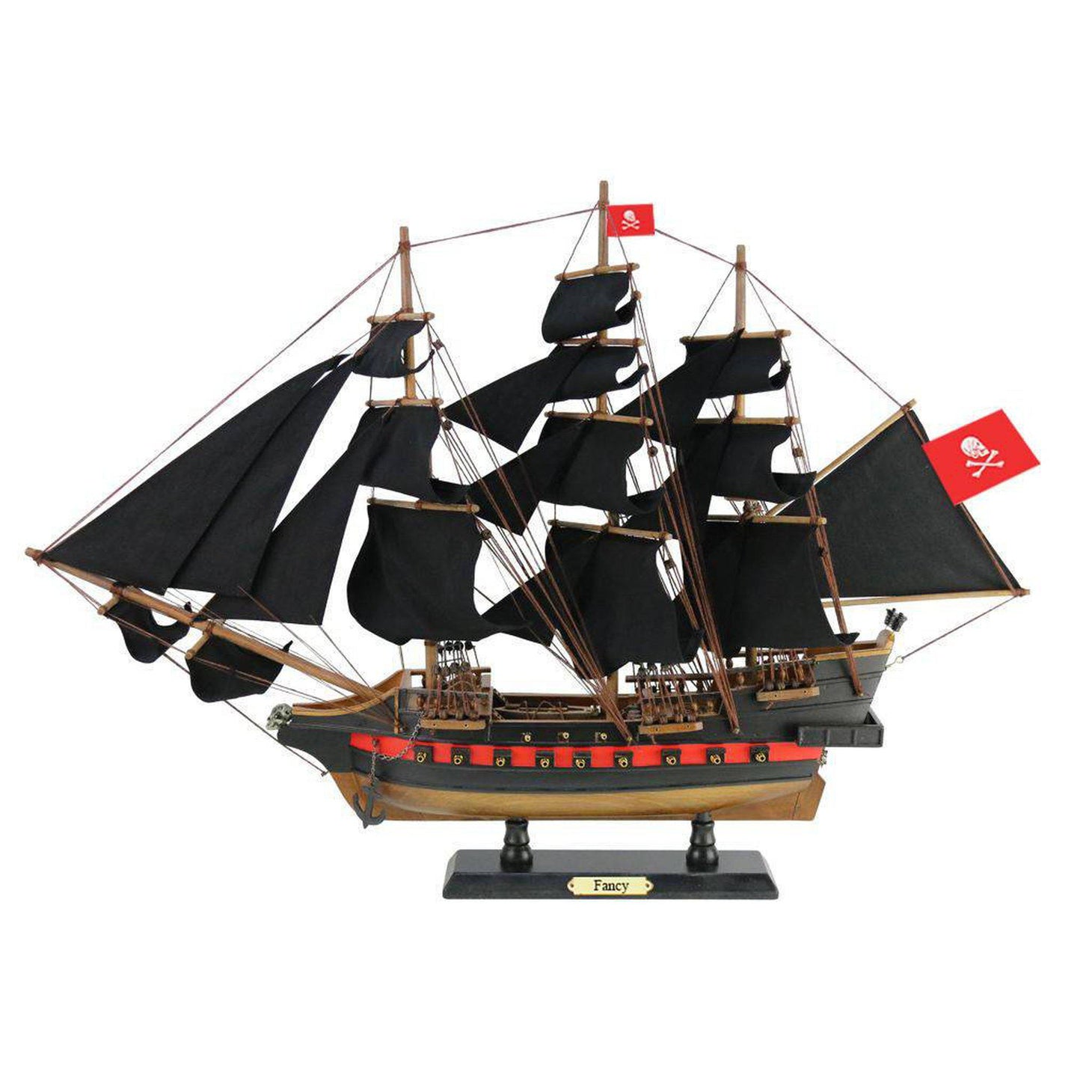 Handcrafted Model Ships Wooden Henry Avery's Fancy Black Sails Limited Model Pirate Ship 26 Fancy-26-Black-Sails