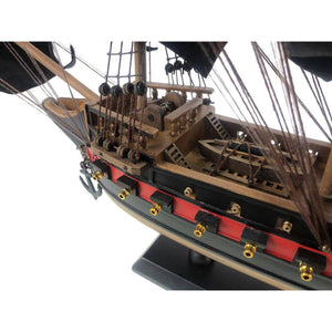 Handcrafted Model Ships Wooden Captain Kidd's Black Falcon Black Sails Limited Model Pirate Ship 26 Black-Falcon-26-Black-Sails