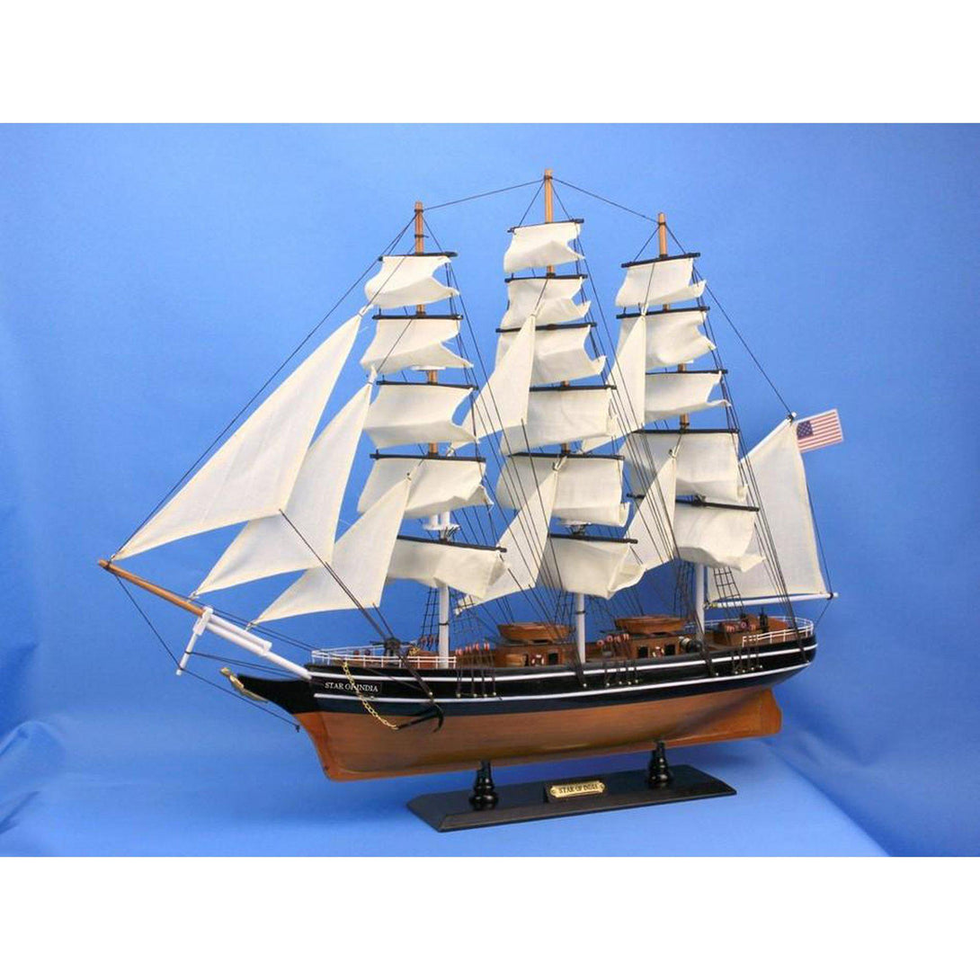 Handcrafted Model Ships Wooden Star Of India Tall Model Ship 30