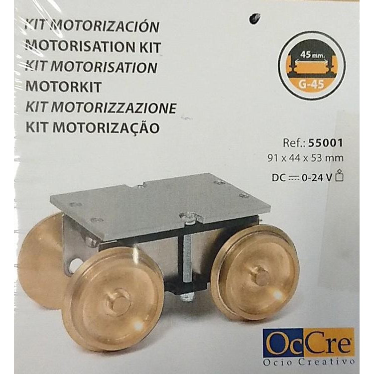MOTORIZATION FOR G-45 SCALE TRAINS AND TRAMS (OCCRE) OC55001 Model Kit